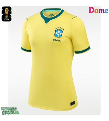 Brasilien Replika Hjemmebanetrøje Dame VM 2026 Kortærmet